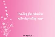 Friendship and Love